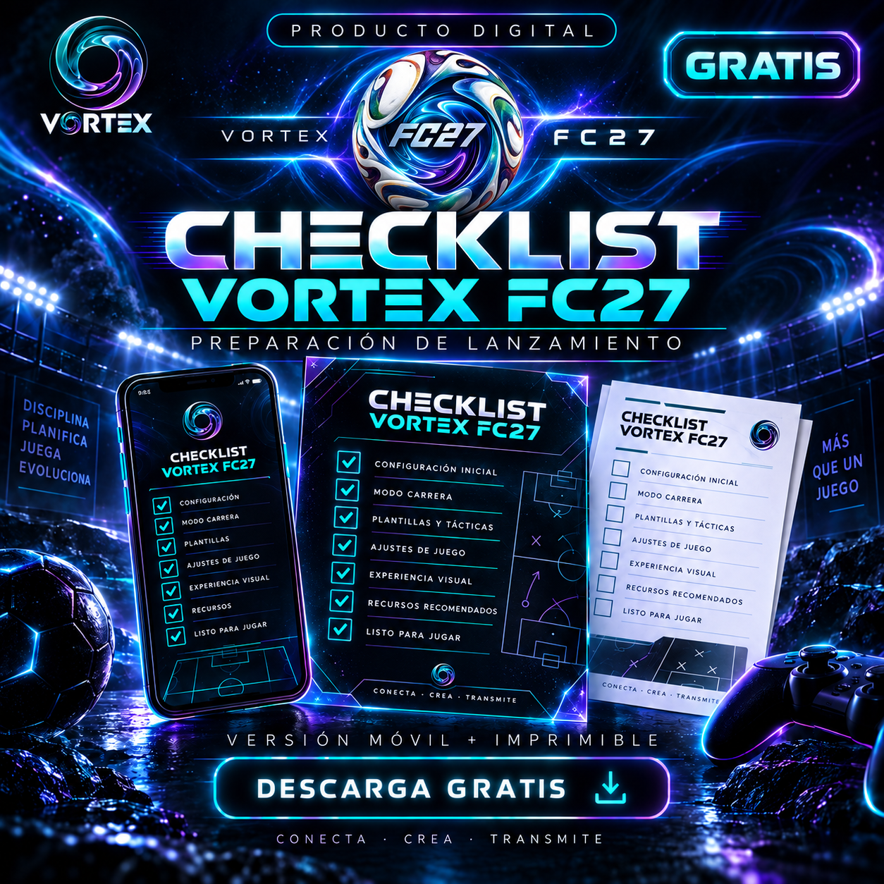 Checklist VORTEX FC27