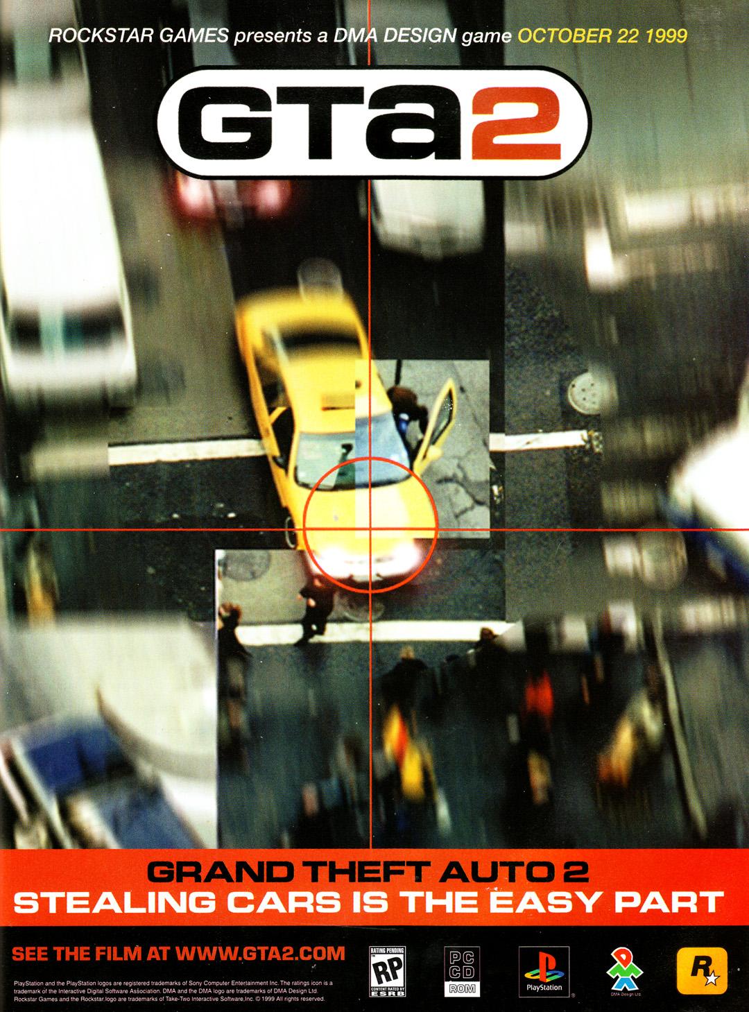 Portada de Grand Theft Auto 2 (1999)